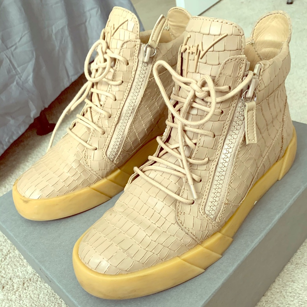 Giuseppe Zanotti Men’s Crocodile Sneaker